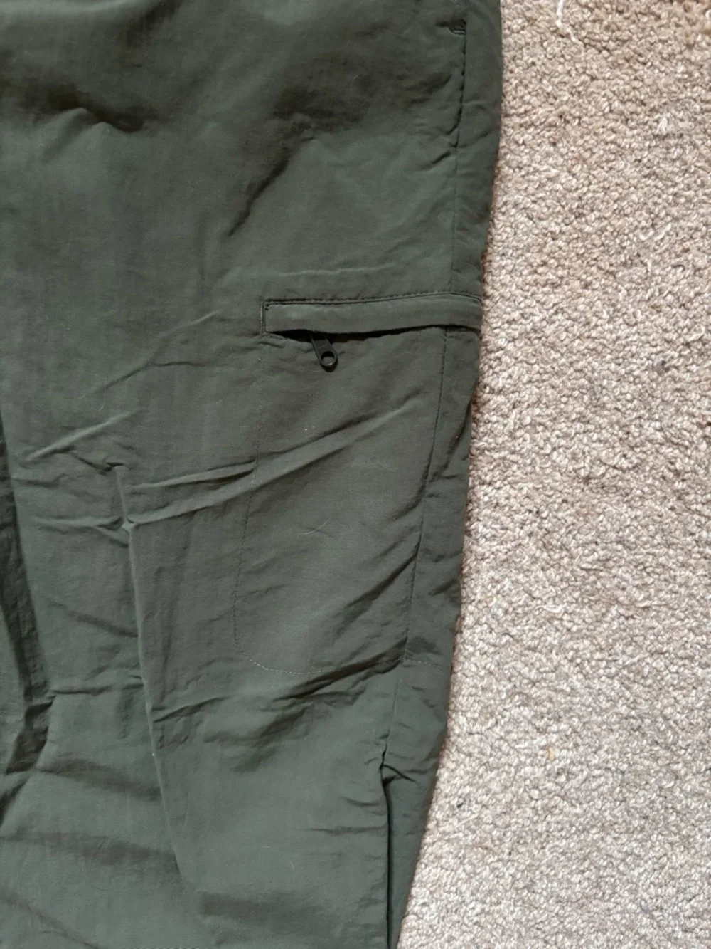 Olive Green Utility Cargo Pants - Picture 4 of 7